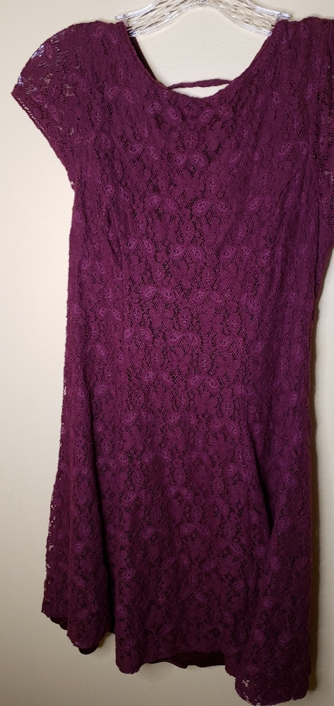 Red purple dress girls
